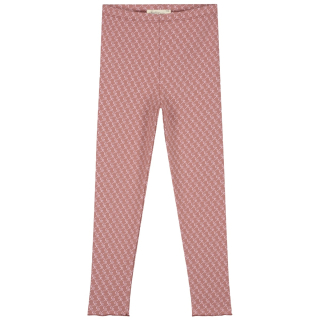 Charlie Petite Legging Jolene Pink CP Logo voor meisjes met all-over CP Logo print op de voorkant in de kleur Pink.