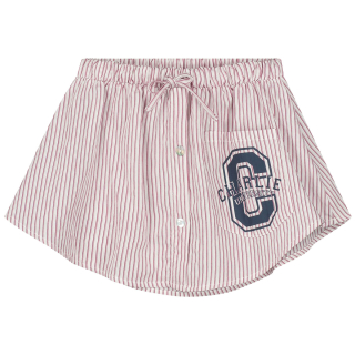 Charlie Petite Rok Creme/Roze Strepen Pem