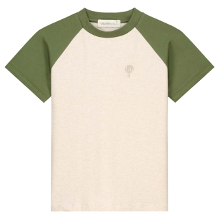 Charlie Petite T-shirt Groen/Beige