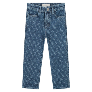 Charlie Petite Spijkerbroek Blauw Cp Logo Print