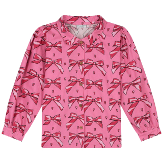 Daily Brat Blouse Roze/Rood Strikken