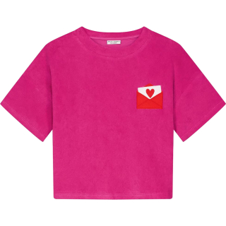Daily Brat T-shirt roze badstof