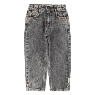 Piupiuchick spijkerbroek grijs met klassieke denim zakken en knoopsluiting