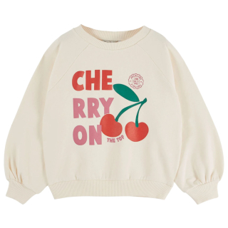 Emile et Ida Sweater Cherry on the Top Ecru Creme