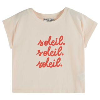 Emile et Ida T-shirt creme soleil
