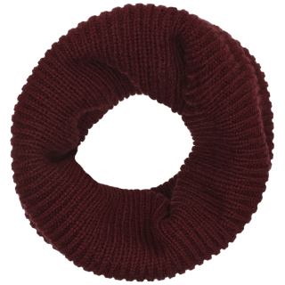 En Fant Colsjaal Port Royale Rood model 240501 in kleur 5098 Port Royale, ronde gebreide nekwarmer met brede ribstructuur.