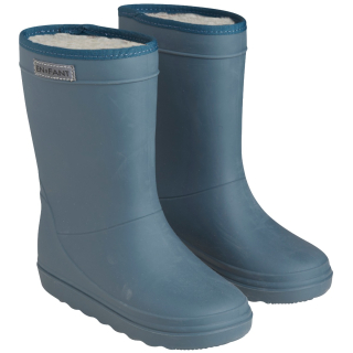 En Fant Thermoboot Dark Slate Blauw model E815062 in kleur 804 Dark Slate, productfoto van het paar hoge unisex gevoerde regenlaarzen.