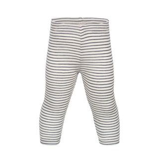 Engel Natur Legging Creme/Blauw Strepenprint Wol