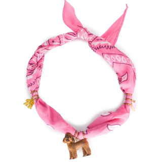 Feestbeest Bandana Ketting Roze