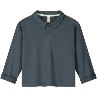 Gray Label Longsleeve Blauw Kraag Blue Grey