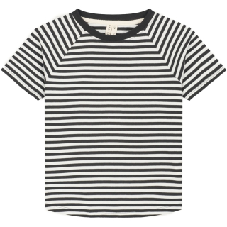 Gray Label T-shirt Creme/Zwart Strepenprint