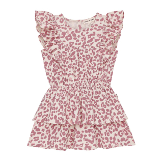 House of Jamie Jurk creme/Paars Tijgerprint