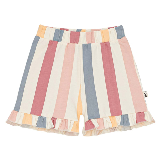 House Of Jamie Korte Broek Blauw/Creme/Roze Strepenprint