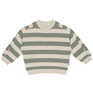 House Of Jamie Sweater Creme/Goen Strepenprint