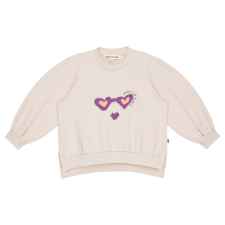 House Of Jamie Sweater Creme/Paars