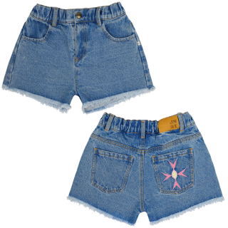 Jenest korte broek blauw denim