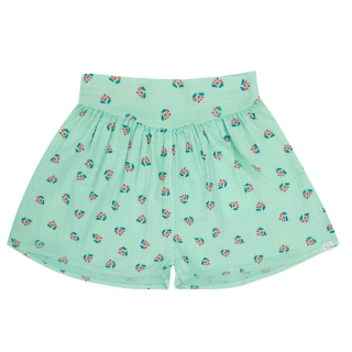 Jenest korte broek groen bloemen