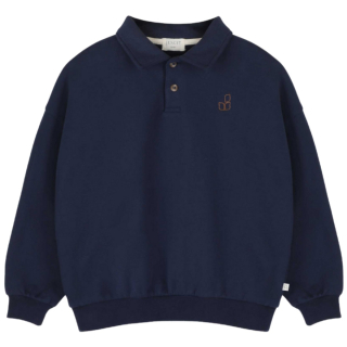 Jenest Sweater Polo Cameron Blauw