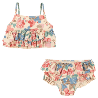 Konges Slojd bikini beige/roze/blauw bloomiegrape
