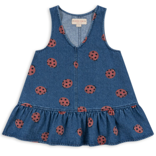 Konges Slojd Jurk Blauw Lieveheersbeestjes