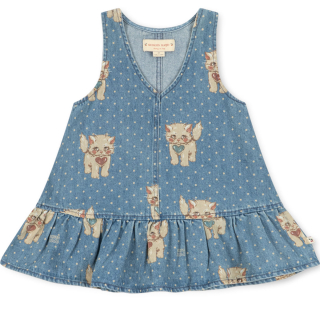 Konges Slojd Jurk Magot Ciao Miao Katten Blauw
