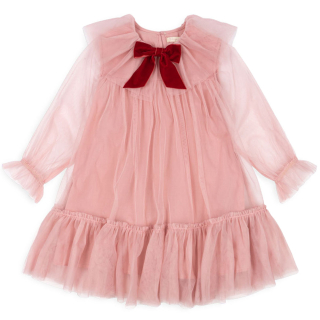 Konges Slojd Jurk Roze/Rood Strik Tule