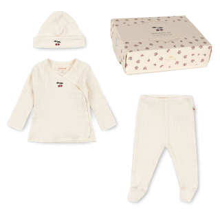 Konges Slojd Newborn Set Creme Kers