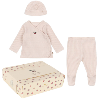 Konges Slojd Newborn Set Take Me Home Shell Roze