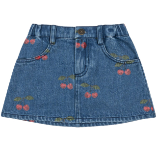 Konges Slojd rok blauw cherry denim