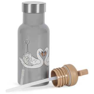 Konges Slojd RVS Thermosfles Swan Blue 350 ml