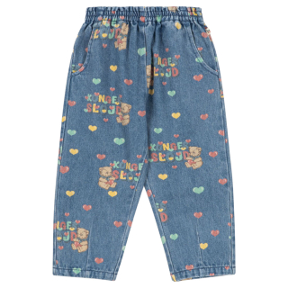 Konges Slojd spijkerbroek Magot Teddy Coeur blauw