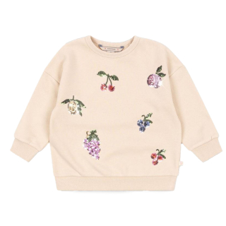 Konges Slojd Sweater Beige Kers Citroen Druif Pailletten