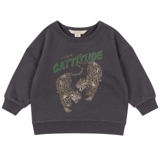 Konges Slojd Sweater Grijs Tijger Cattitude