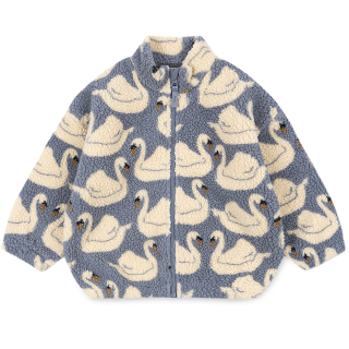 Konges Slojd teddy jas Jody Swan blauw