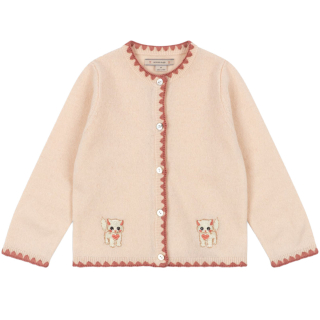 Konges Slojd Vest Collette Katjes Rosey Roze
