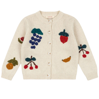 Konges Slojd Vest Fruit Summer Sand Creme