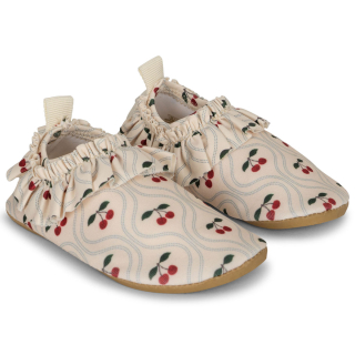 Konges Slojd Zwemschoenen Creme Kersenprint