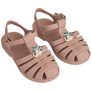 Liewood Bre sandals with charms roze sandaal met kers charm voor meisjes