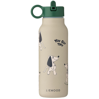Liewood Drinkfles Falk Dakota Dog Mist 350 ml