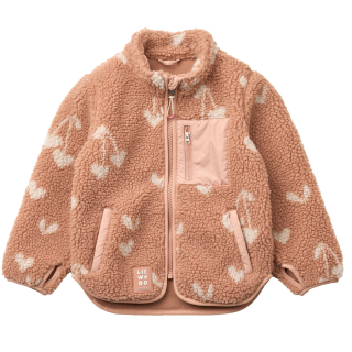 Liewood Jas Nolan Roze/Creme Teddy Hartjes