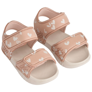 Liewood Blumer sandalen roze met hartjes – kindersandalen voor zomer