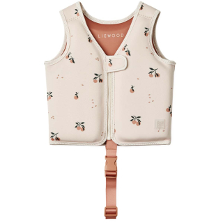 Liewood Zwemvest Creme Perzik Print