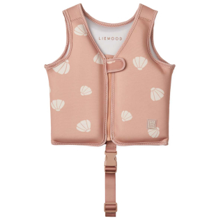 Liewood Zwemvest Roze Schelpen Print