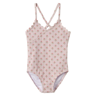 Lil Atelier Badpak Roze Tulpenprint