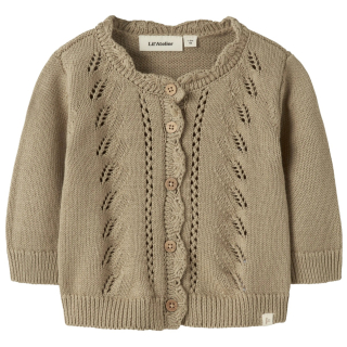 Lil Atelier vest beige twill baby