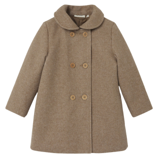 Lil Atelier Winterjas Bruin