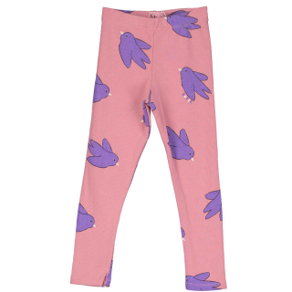 Lotie Kids Legging Roze/Paars Vogels