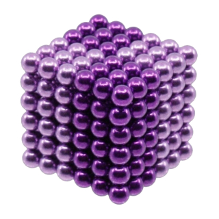 Magneetballetjes Lila/Licht Lila Neocub 216 Stuks