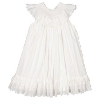Marmar Copenhagen Jurk Wit Pointelle