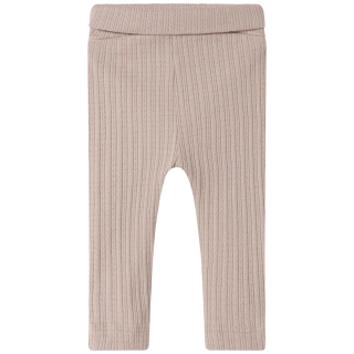Marmar Copenhagen Legging Beige Pointelle Rib Soft Beige